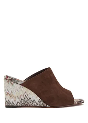 Missoni Mabel Kahverengi Kadın Süet Terlik