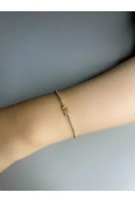 Genel Markalar Kuzey Yıldızlı Gold Bileklik | Çelik