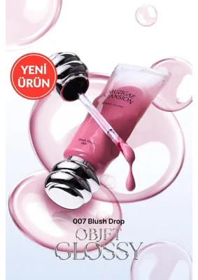Fumeyabi Nemlendirici, Parlak Bitişli Tint Objet Glossy (007 Blush Drop)
