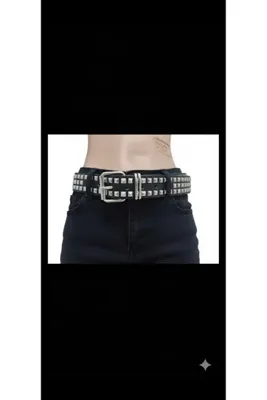çelik belt vintega Piramitli Kemer