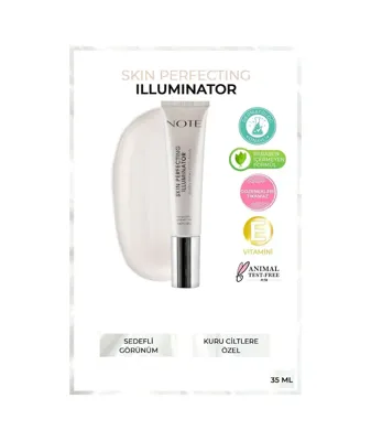 Note Cosmetics Skin Perfecting Illuminator Aydınlatıcı Kuru Ciltlere Özel Makyaj Bazı