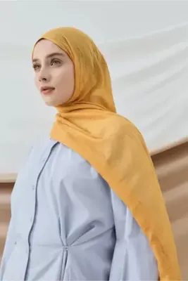 Modakaşmir SOFT SARI BAMBU ŞAL