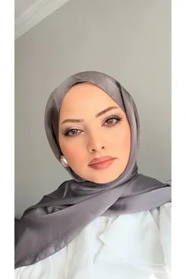 CUOCA LOUNGE Abiye Şifon Şal Janjan Parlak Dokulu Koyu Vizon