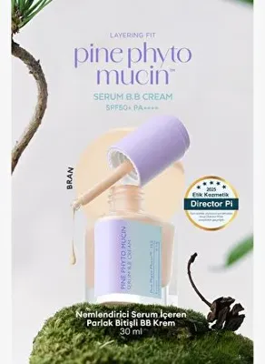 MISSHA Parlak Bitişli Serum BB MISSHA Layering Fit Pine Phyto Mucin Serum BB Cream SPF50+ PA++++ (Bran)