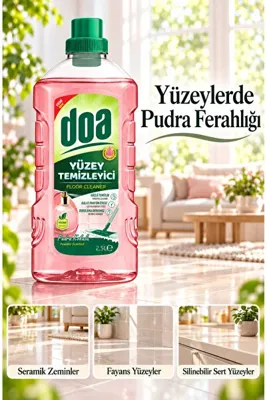 Doa Pudra Kokulu Yüzey Temizleyici 2,5 L