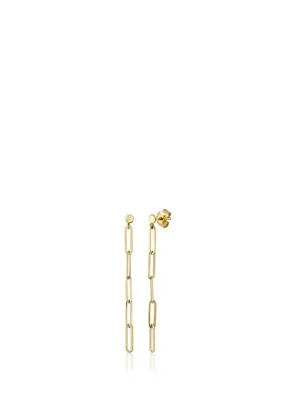 Orena Jewelry Paperclip 14 Ayar Kadın Altın Küpe