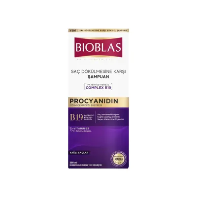 Bioblas Şampuan Procaynidin Yağlı Saçlar İçin 360 ml
