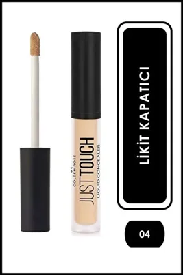 Golden Rose Just Touch Liquid Concealer - 04 - Vitamin E ve Niacinamide İçeren Likit Kapatıcı