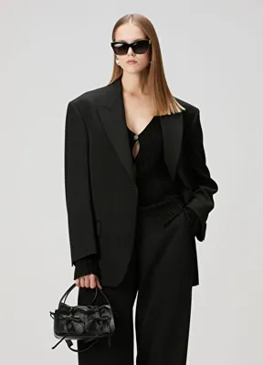 Acne Studios Siyah Yün Blazer