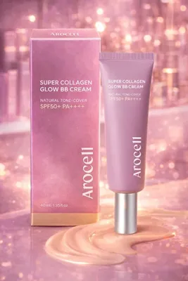 AROCELL Glow BB Cream, 40ML(Kolajen İçeren Işıltı Veren BB KREM)
