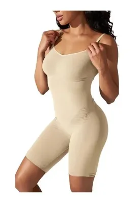 Mkwomen 2 BEDEN TOPARLAYAN BEL VE BASEN İNCELTEN TAM BOY TÜM VÜCUT KORSESİ SEAMLESS 9050