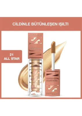 Maybelline New York Sunkisser 21 All Star Likit Aydınlatıcı Highlighter 40 ml Cildinle Bütünleşen Işıltı