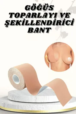 CNDR Göğüs Bandı Toparlayıcı ve Şekillendirici Tere ve Suya Dayanıklı Esnek Yapılı Hassas Ciltlere Uygun