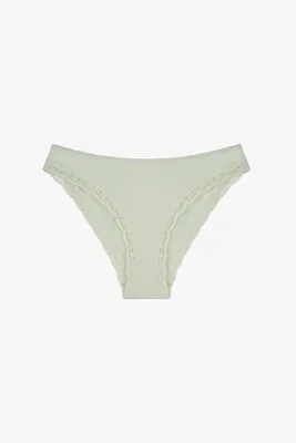 Penti Mint Yeşili Dantel Detaylı Slip Külot