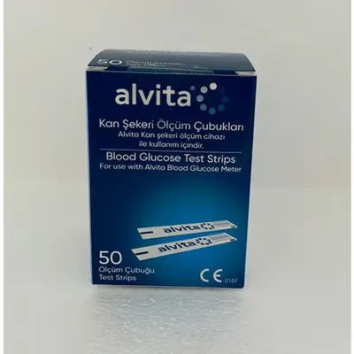 Alvita Şeker Ölçüm Stripi 50Li