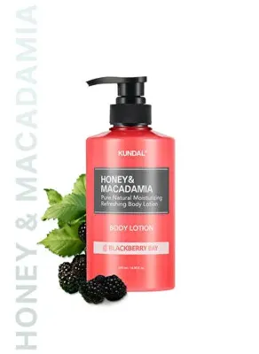 Kundal Nemlendirici ve Besleyici Vücut Losyonu KUNDAL Honey & Macadamia Pure Body Lotion (Blackberry Bay)