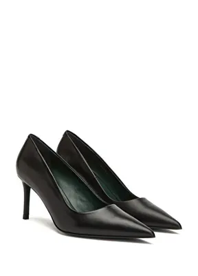 George Hogg Kahverengi Deri Stiletto