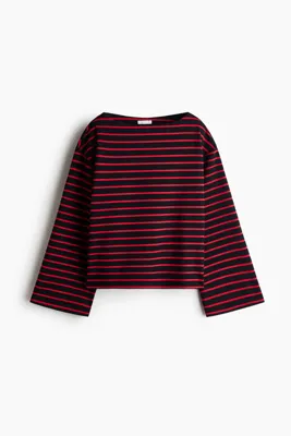 H&M Uzun Kollu ve Kayık Yakalı Üst