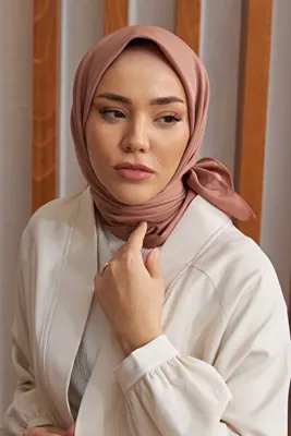 Silk Home Düz Renk Twill Eşarp
