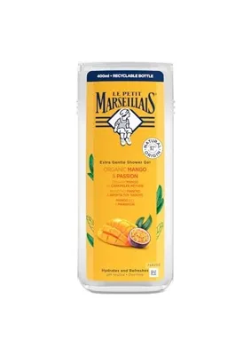 Myg Plus Le Petıt Marseıllaıs, Lpm Organik Mango ve Çarkıfelek Meyvesi 400ML Duş Jeli, Beyaz ve Sarı
