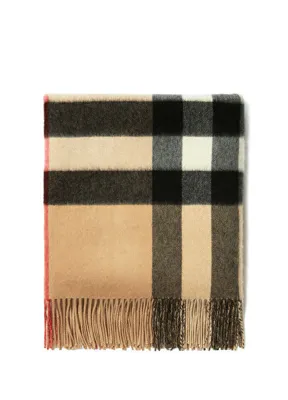 Burberry Cashmere Blanket Bej Kadın Şal