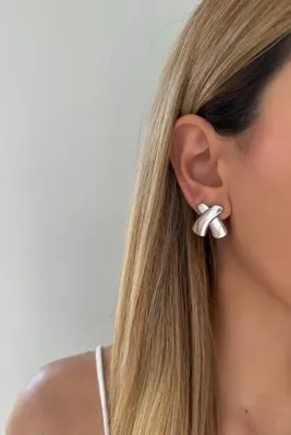 Lavian Accessories X Gümüş Küpe