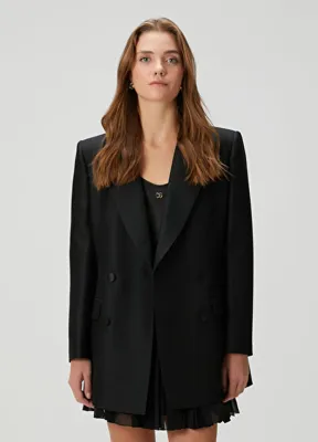 Dolce & Gabbana Siyah Yün Ceket