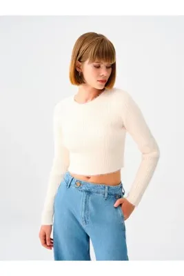 Loft Loose Crop Kadın Kazak