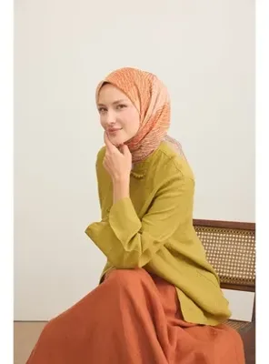 Silk Home Soft Eşarp Eskiz Yavruağzı