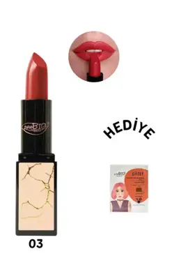 Purobio Cosmetics Lipstick Creamy Matte 03 Red White Faith Limited