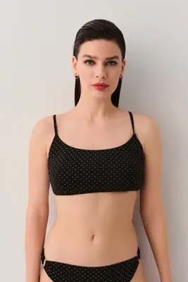 SUWEN Doty Bralet Bikini Üst