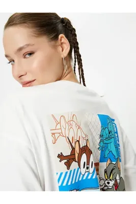 Koton Kadın Uzun Kollu T-shirt Ekru 4sal10206ık