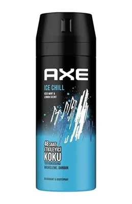 AXE Ice Chill Iced Mint&Lemon Scent Erkek Sprey Deodorant 150 ML