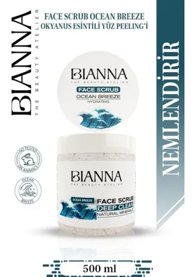 Esplendor Bianna Okyanus Esintisi Yüz Peelingi Nemlendirici & Ferahlatıcı & Yatıştırıcı - 500ML