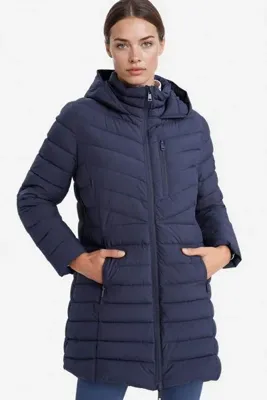 DeFacto Rüzgar Geçirmez Su İtici Regular Fit Kapüşonlu Şişme Parka Mont C6035AX25WN