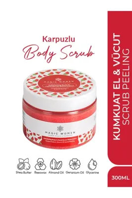 MAGİC WOMEN Canlandırıcı, Yenileyici Ve Nemlendirici Doğal Vücut Peelingi - 300 gr