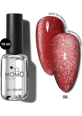 Momo Professional Kalıcı Oje Flash Cat Eye No.6, 10 ml