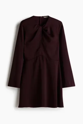 H&M Burgu Detaylı Elbise