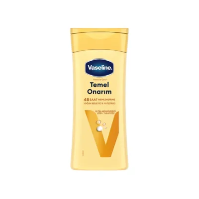 Vaseline Vücut Losyonu Temel Onarım Kuru Ciltler İçin 200 ml