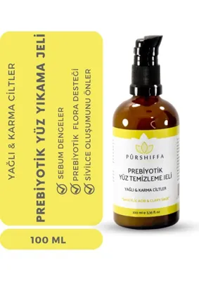 Pürshiffa Prebiyotik Yüz Temizleme Jeli 100 Ml