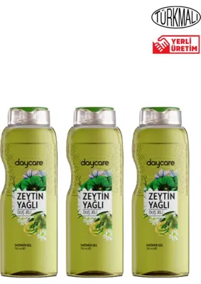 Daycare Zeytinyağlı Duş Jeli 750 ml x 3 Adet