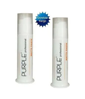 Purple Mat Wax Doğal Şekillendirici Wax 2 x 100 ML