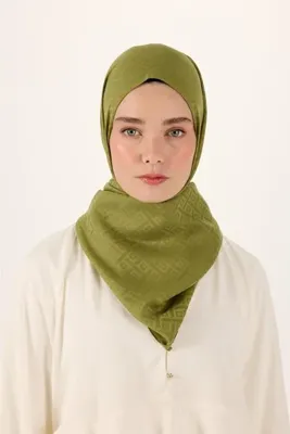Silk Home Pamuk Polyester Liva Şal Açık Yeşil Düz Tok Duruşlu 90x200