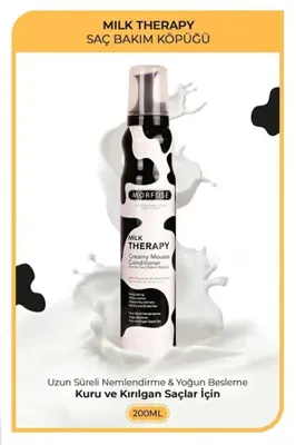 milk Therapy Kremsi Saç Bakım Köpük 200 ML - Besleyici Koruyucu - mrfs