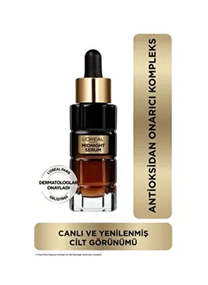 L'Oréal Paris L'Oreal Paris Midnight Serum Cilt Yenileme & Cilt Görünümü Canlandirma Etkili