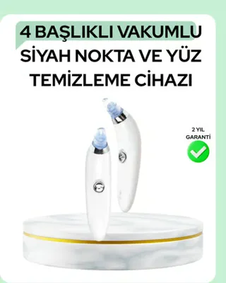 Trendexa Gözenek Açıcı Buhar Etkili Vakumlu Siyah Nokta Temizleyici - Farklı Cilt Tiplerine Uygun