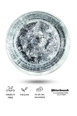 the glitter boomb Jel Glitter - Silverlake