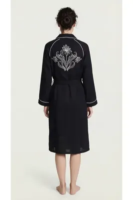 Minteks Alvora Alba 100% Kompakt Müslin Kimono Sabahlık