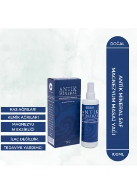 FORTEM Antik Mineral Magnezyum Yağı 100 ml Cilt İçin Etkili Vücut Bakım Ürünü