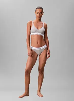 Calvin Klein Gri Kadın LV00QF8504 CK WOMEN Bralet Sütyen